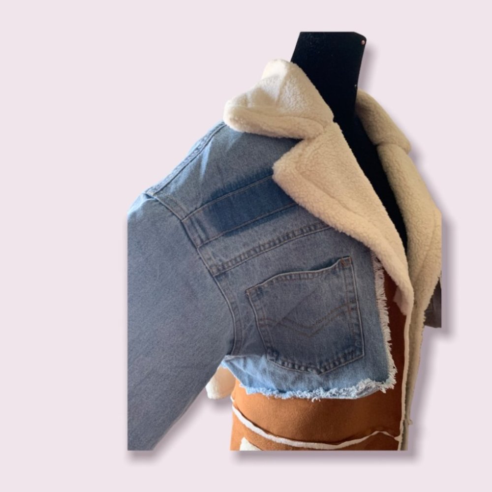 Long Patchwork Jacket - image 7